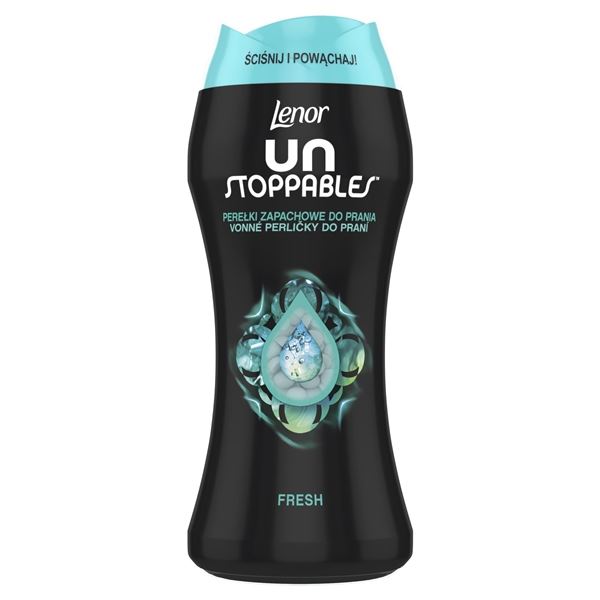 Perličky Lenor Unstoppables Fresh dodávají prádlu intenzivní svěží vůni až do dalšího vyprání