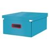 Krabice Click & Store Leitz Cosy - velikost L (A3), modrá
