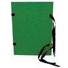 Prešpánové spisové desky s tkanicí Hit Office - A4, zelené, 1 ks