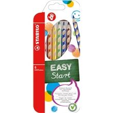 Pastelky Stabilo EASYcolors - pro praváky, ergonomické, 6 barev