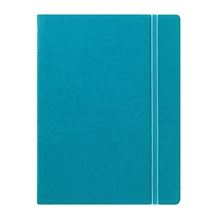 Zápisník Filofax Notebook - A5,  linkovaný, tyrkysový