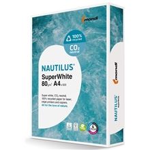 Recyklovaný papír Nautilus Superwhite - A4, zářivě bílý, 80 g/m2, CIE 150, 500 listů