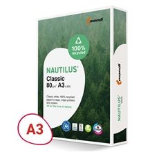 Recyklovaný papír Nautilus Classic A3 - 80 g/m2, CIE 112, 500 listů