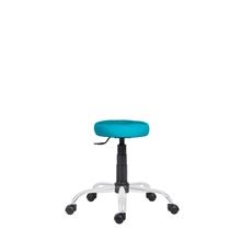 Pracovní židle Taburet - modrozelená
