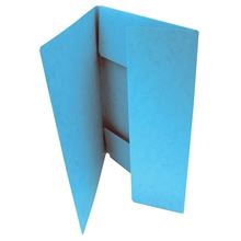 Prešpánové desky se třemi chlopněmi HIT Office - A4, světle modrá, 20 ks