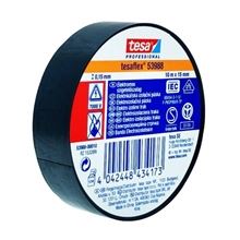 Elektroizolační PVC páska Tesa - černá, 15 mm x 10 m