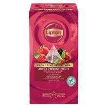 Černý čaj Lipton Exlusive - lesní ovoce, 25 ks