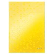 Zápisník Leitz WOW - A4, linka, žlutá