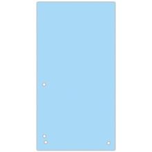 Papírové rozlišovače Donau - 1/3 A4, 235 x 105 mm, modré, 100 ks