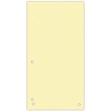 Papírové rozlišovače Donau - 1/3 A4, 235 x 105 mm, žluté, 100 ks