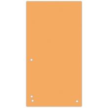 Papírové rozlišovače Donau - 1/3 A4, 235 x 105 mm, oranžové, 100 ks