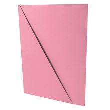 Zakládací desky s rohovou kapsou - A4, kartonové, růžové, 1 ks
