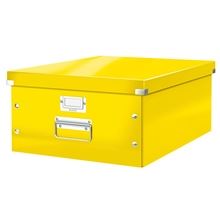 Krabice Click & Store Leitz WOW - A3, žlutá