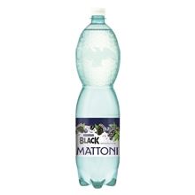 Minerální voda Mattoni - black, perlivá, 6x 1,5 l