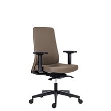 Kancelářská židle Vion - synchronní, hnědá