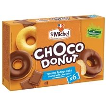 Pečivo St Michel - Choco Donuty, 180 g