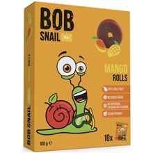 Ovocné rolky Bob Snail - mango, balené, 10x 10g, 100g