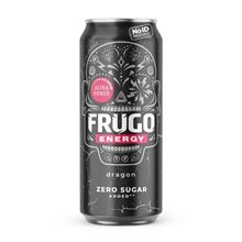 Frugo Energy, energetický nápoj "NO ID NEEDED" - mango, plech, 12x 500 ml