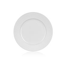 Mělké talíře Banquet Diamond Line - bílé, 27 cm, sada 6 ks