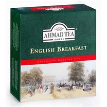 Černý čaj Ahmad - English Breakfast, bez přebalu, 100 x 2 g, 200 g