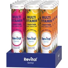 Šumivé vitamíny Revital - multivitamín s rakytníkem, 20 tablet