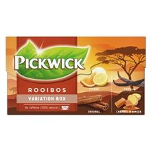 Bylinný čaj Pickwick - Rooibos variace 4 druhů, 20x 1,5g