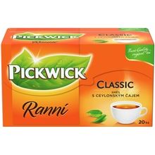 Černý čaj Pickwick - Ranní, 20 x1,75g