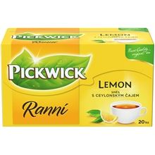 Černý čaj Pickwick - Ranní s citronem, 20x 1,75g