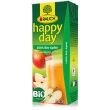 Džus Happy day - jablko, 100%, 27x 0,2l, BIO