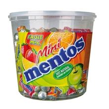 Dražé Mentos mini - se žvýkací náplní, mix 120x 10,5 g