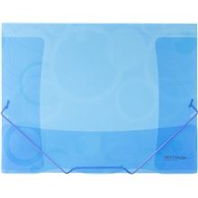 Desky s chlopněmi a gumičkou Neo Colori - A4, plastové, modré, 1 ks