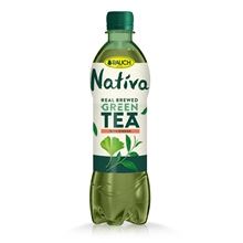 Ledový čaj Nativa - zelený s ginkgo, 12x 0,5 l
