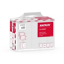 Skládané papírové ručníky Katrin Classic - M2, 24 cm, 25x160 ks