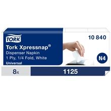 Ubrousky do zásobníků Tork -Xpressnap, N4, N12 1vrstvé, bílé, 9 000 ks