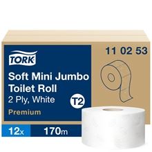 Toaletní papír Tork jumbo mini - 2 vrstvý, T2, 12 rolí