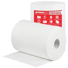 Papírové ručníky v roli PrimaSOFT - 2vrstvé, rollautomatic, bílé, 150m, 6 rolí