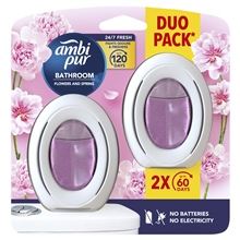 Osvěžovač vzduchu Ambi Pur Bathroom - flowers and spring, 2 x 7,5 ml