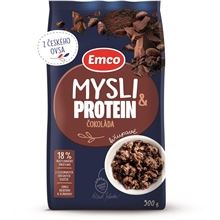 Křupavé mysli Emco - proteinové s čokoládou, 500 g