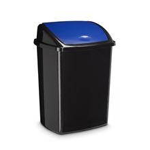 Opadkový koš na tříděný odpad CEP - modrý, 50 l