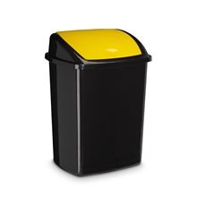 Opadkový koš na tříděný odpad CEP - žlutý, 50 l