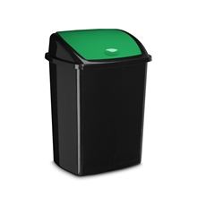 Opadkový koš na tříděný odpad CEP - zelený, 50 l