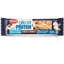 Tyčinka Emco - ořech & protein, kokos a mandle, 35 g