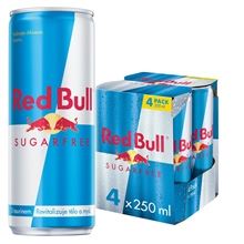 Energetický nápoj Red Bull - bez cukru, 4x 0,25 l