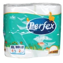 Toaletní papír Perfex Plus - 2vrstvý, 20 m, 4 role