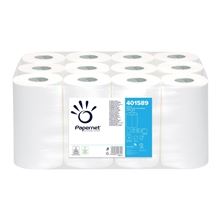 Papírové ručníky v roli Papernet Centrefeed - 2vrstvé, bílé, 12 rolí