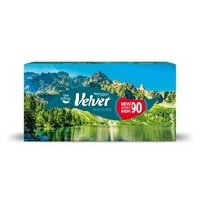 Papírové kapesníčky Velvet - 3vrstvé, 90 ks