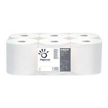 Papírové ručníky v roli Papernet Centrefeed - 1vrstvé, bílé, 6 rolí