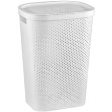 Koš na prádlo INFINITY - bílý, 60L