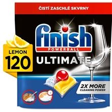 Tablety do myčky Finish Ultimate All in 1 - Lemon Sparkle, 120 ks