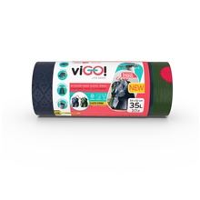 Pytle na odpadky viGO! s elastickou páskou - 35 l, 23 mic, 10 ks